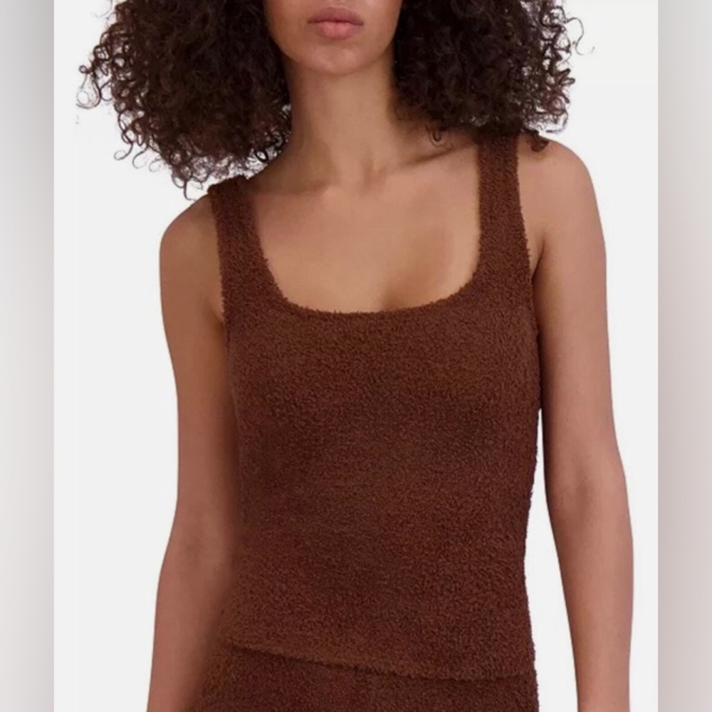 NEW STEVE MADDEN Cozy Chenille Knit Scoop-Neck Tank Top.
